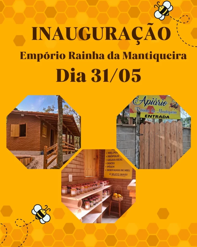 Inauguracao da loja do apiario rainha da mantiqueira em marmelopolis Inauguracao da loja do apiario rainha da mantiqueira em marmelopolis
