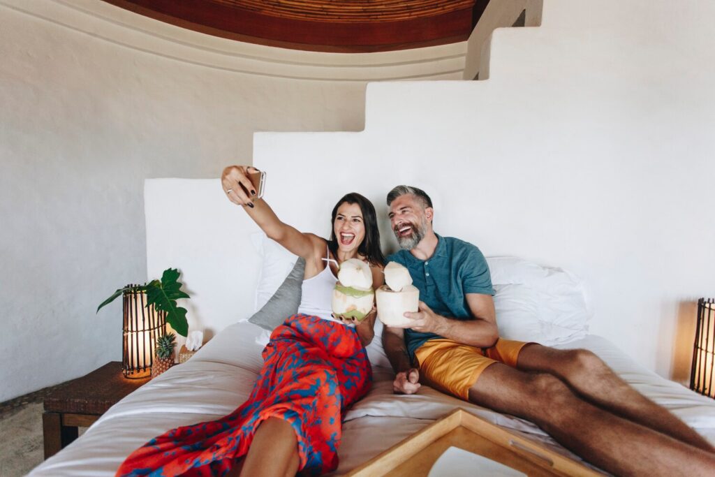 Couple relaxing bed 53876 84178 Couple relaxing bed 53876 84178